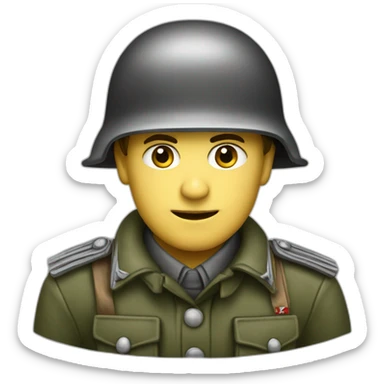 wehrmacht 1940 soldier sticker