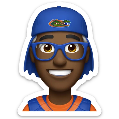 Florida Gators fan sticker