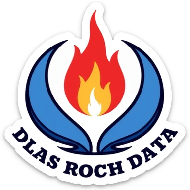 Gazprom Pay logo with credit card and gas flame symbol, payment app icon sticker