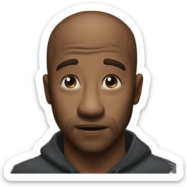 oh my gosh face sticker