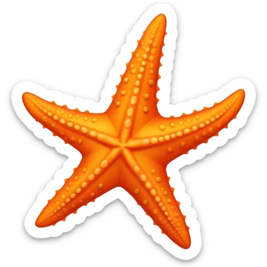 Starfish sticker