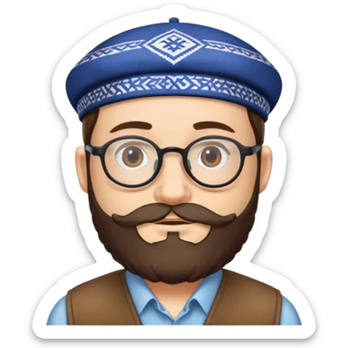 Stereotypical Jewish person  sticker