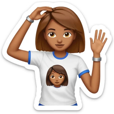 Dabbing woman  sticker