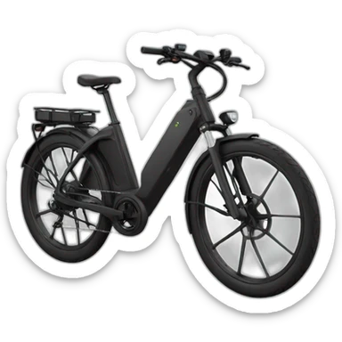 Ebike with high entry sticker