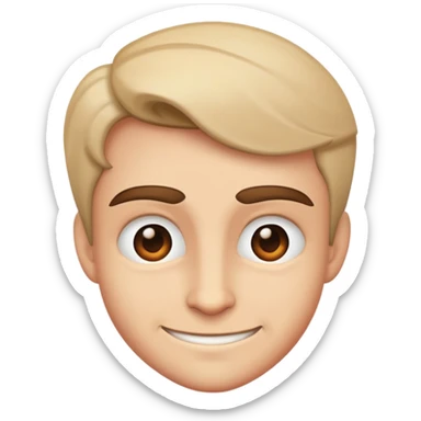 devious smirk sticker