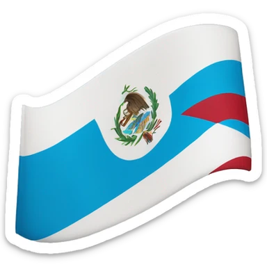 half american half guatemala flag sticker