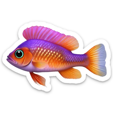 royal gamma fairy basslet fish sticker