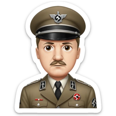 Adolph Hitler nazi sticker