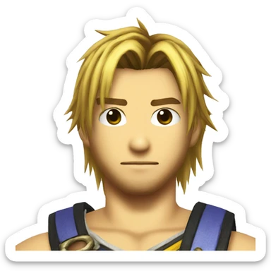 Final Fantasy tidus sticker