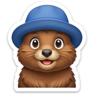 sassy girl beaver sticker