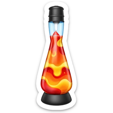 Lava lamp sticker