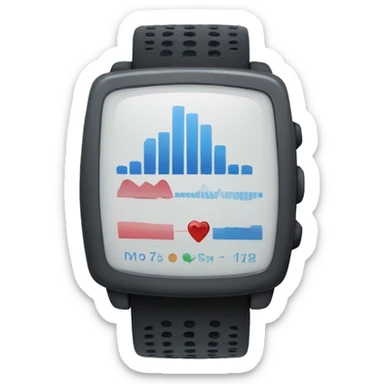 heart rate monitor sticker