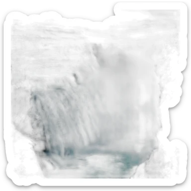 Gullfoss Iceland sticker