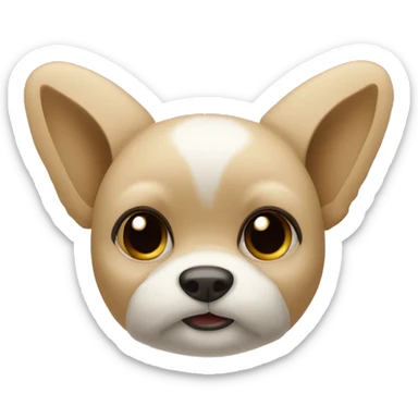 Noeud papillon beige  sticker