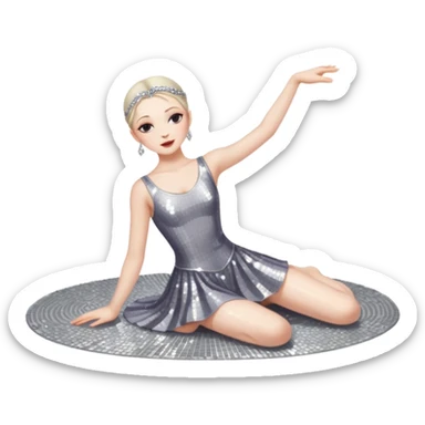 Dancer dead on stage  sticker