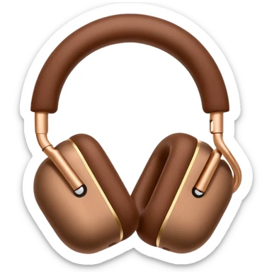 Airpods max brown color sticker