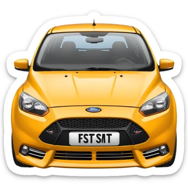 ford focus ST sticker