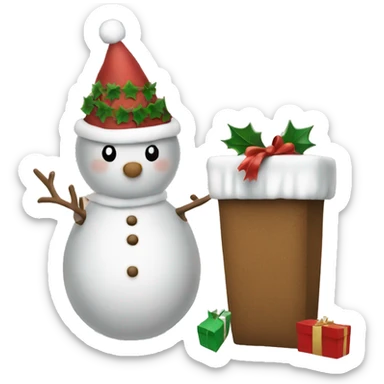 Christmas sticker