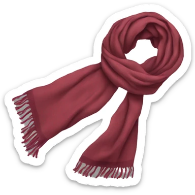 Scarf sticker