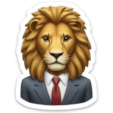Le lion de wall street sticker