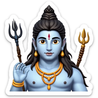 Lord shiva hindu diety sticker