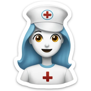 nursing symbol sticker