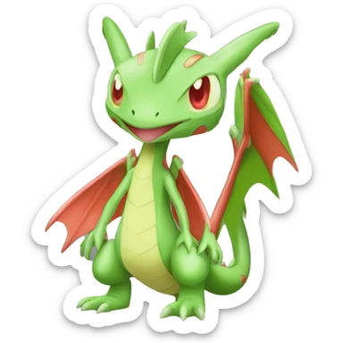 Full body shiny Flygon-grovyle sticker