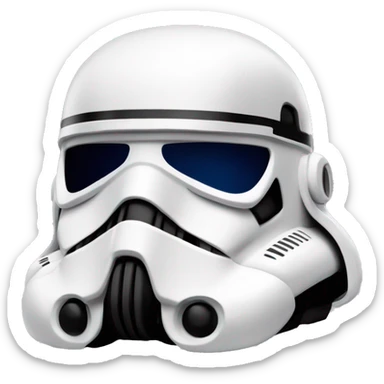 Darktrooper pearl-blue Cardstock Papercraft fr-s racecar sticker