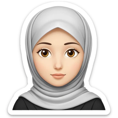 Girl in hijab  sticker