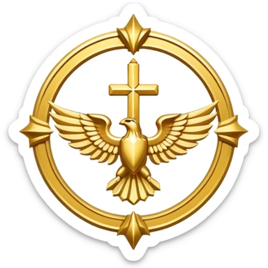 dominus' emblem holy  sticker