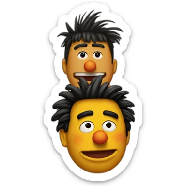 Bert and ernie sticker