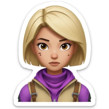 rubi estivant in fortnite sticker