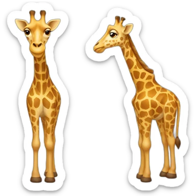 Male-designer-giraffe sticker