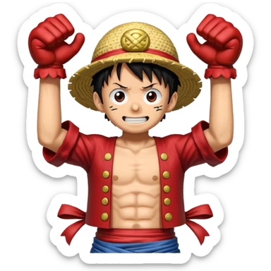 Monkey.D.Luffy gear 5  sticker