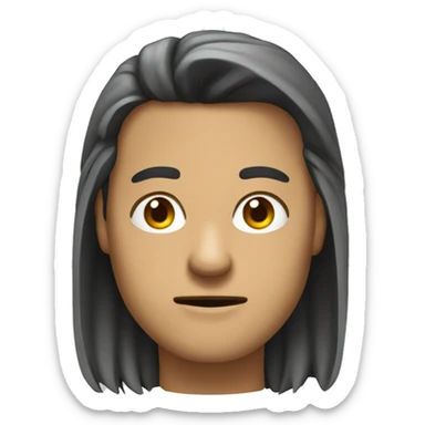 Doblada de risa sticker