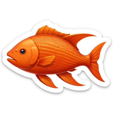 Pescado rojo sticker