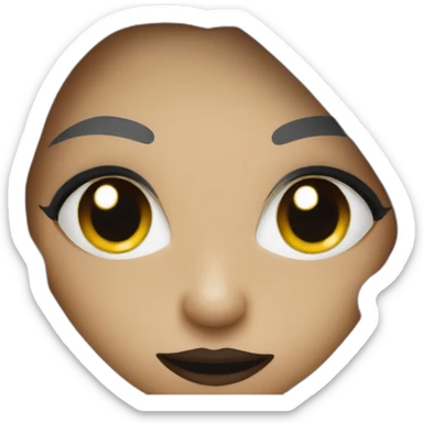 Vampire women in black costume sticker