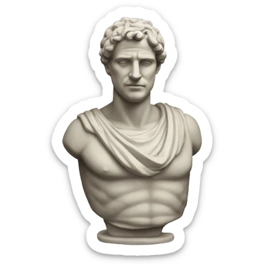 Grecian statue sticker