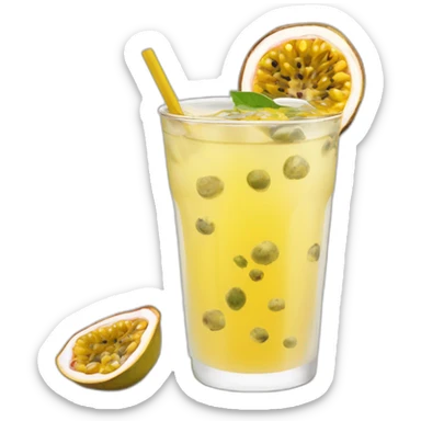 passion fruit white tea sticker