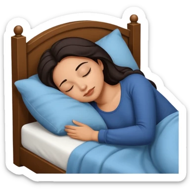 Latina baddie sleeping sticker