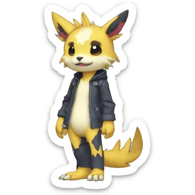  kawaii cool edgy Digimon-Fakemon-animal full body sticker