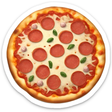 Pizza Verace with salame piccante sticker