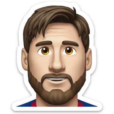 Lionel Messi Barcelona FC sticker