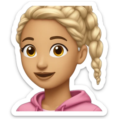 ariana garande avec des abdo sticker