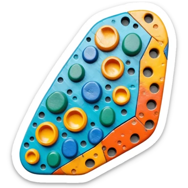 climbing hold sticker