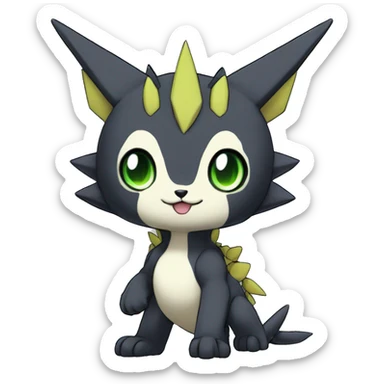  kawaii cool edgy Digimon-Fakemon-animal full body sticker