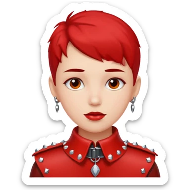 red collar bdsm sticker