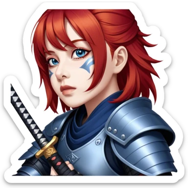 Warrior Samurai sticker