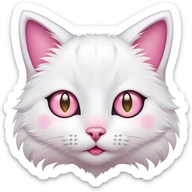 Gato com estrela nos olho  sticker