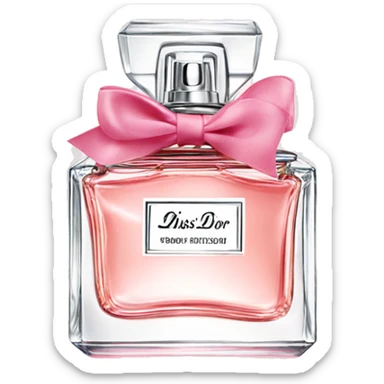 Miss dior perfume sticker